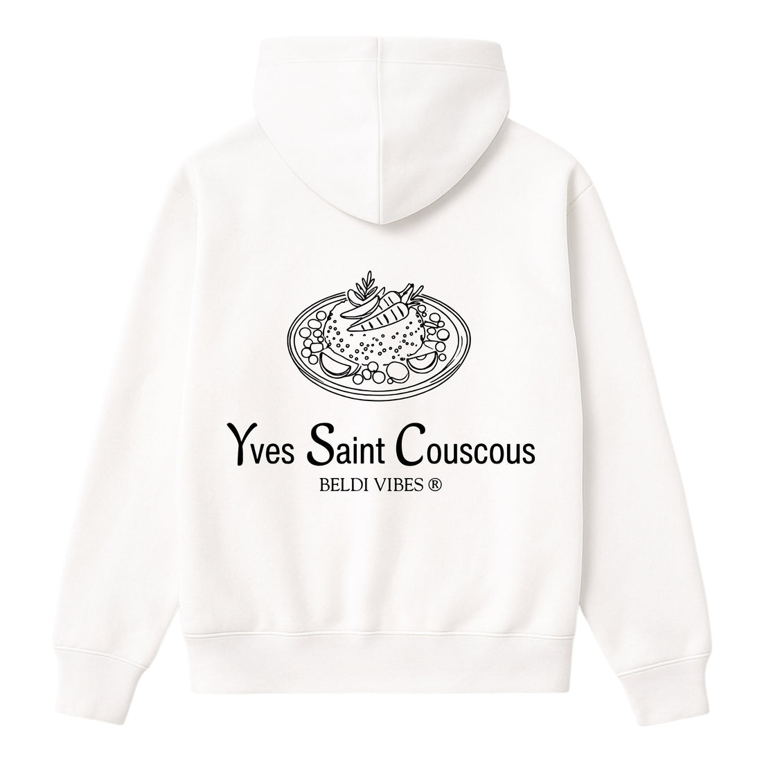 OverSize "YVES SAINT COUSCOUS Hoodie/ MOROCCAN LUXURY BRANDS Collection