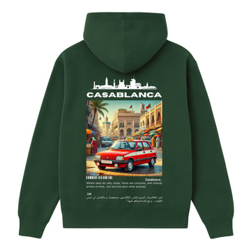 OverSize "CASABLANCA" Hoodie / BELDI_CITIES Collection