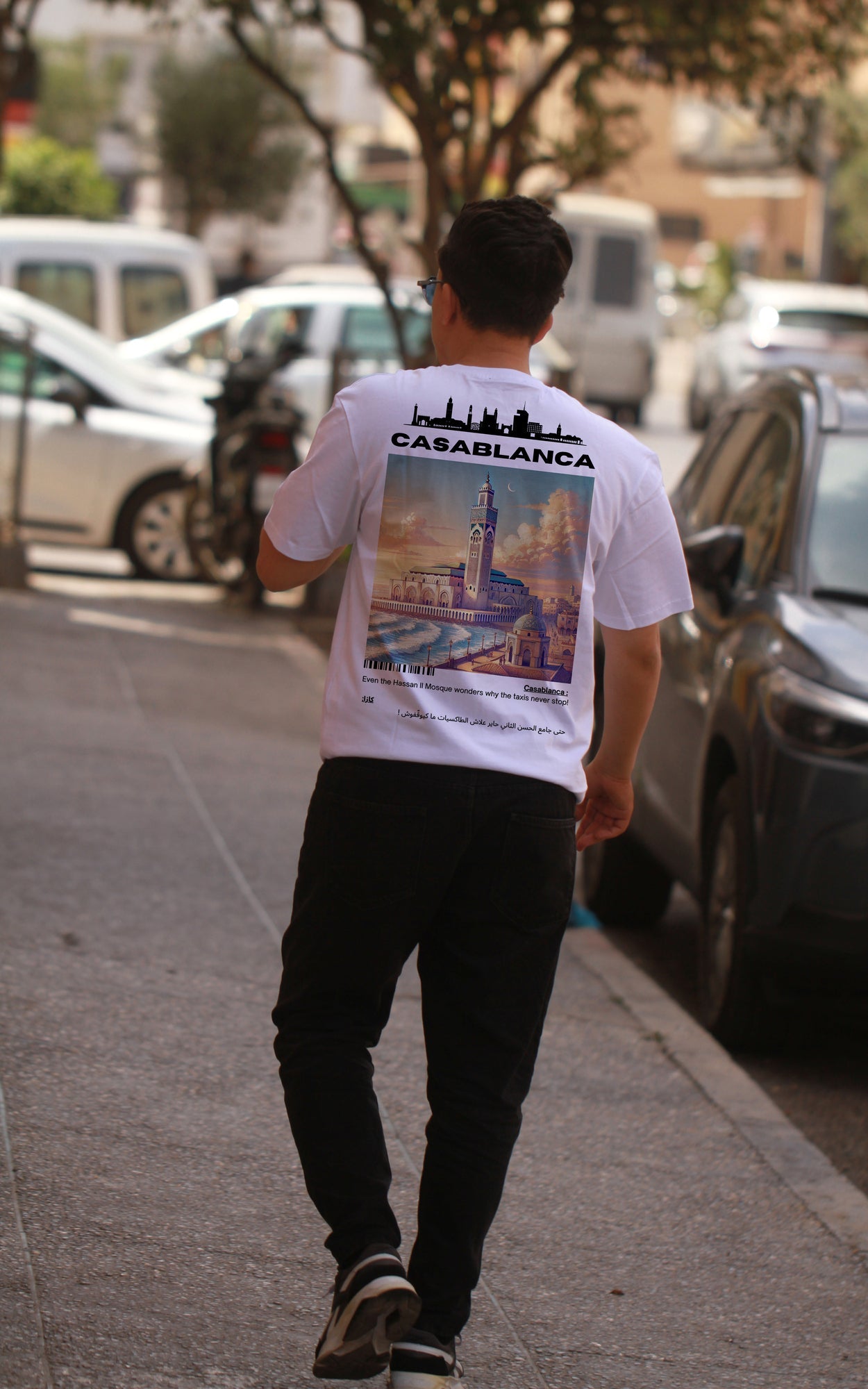 OverSize "CASABLANCA V2" T-shirt / BELDI_CITIES Collection