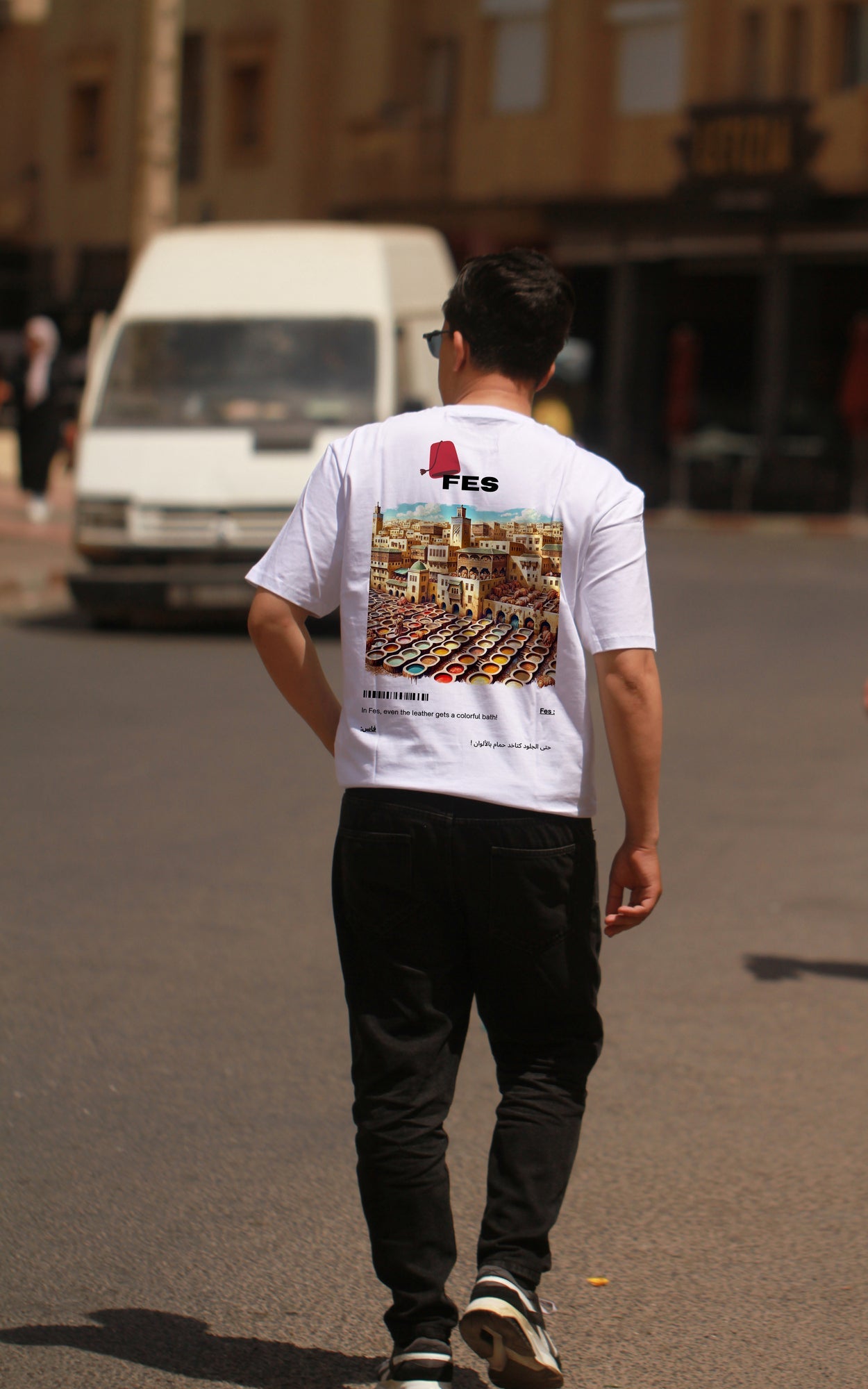 OverSize "FES" T-shirt / BELDI_CITIES Collection