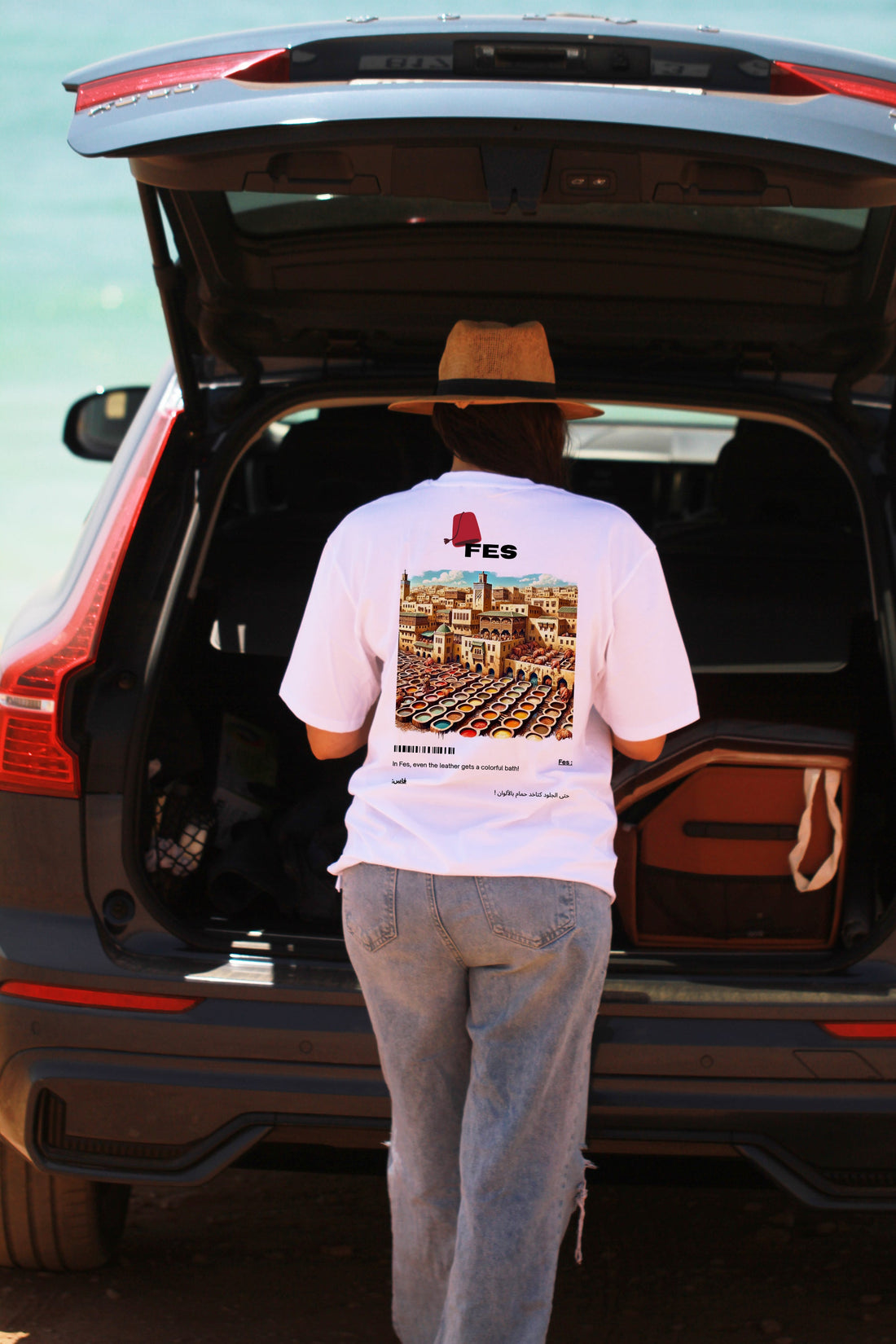 OverSize "FES" T-shirt / BELDI_CITIES Collection