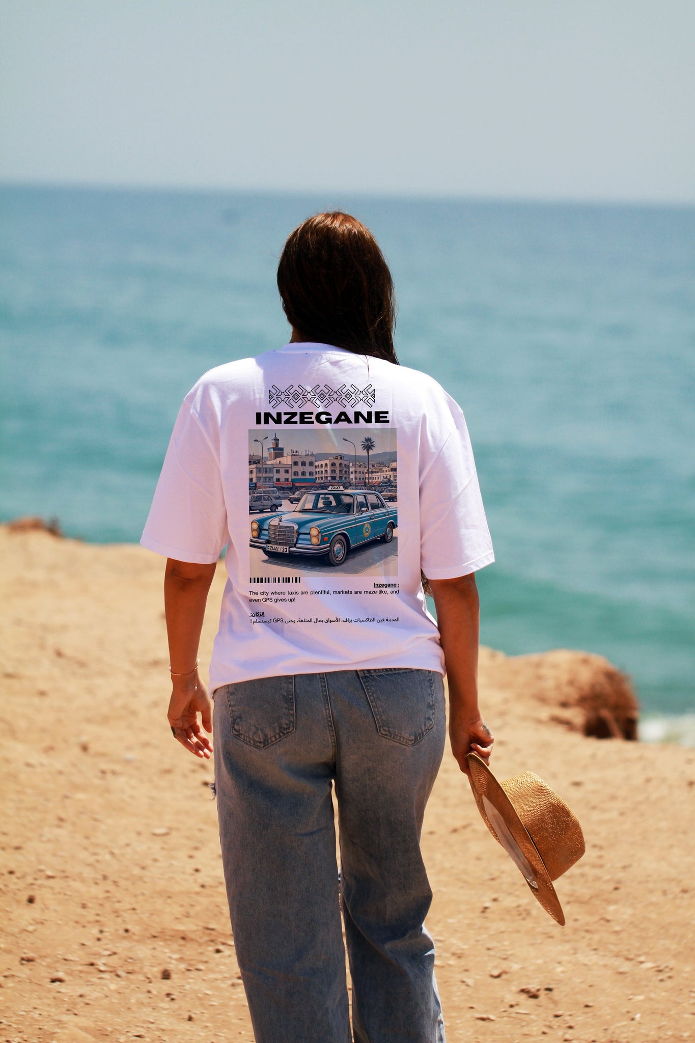 OverSize "INZEGANE" T-shirt / BELDI_CITIES Collection