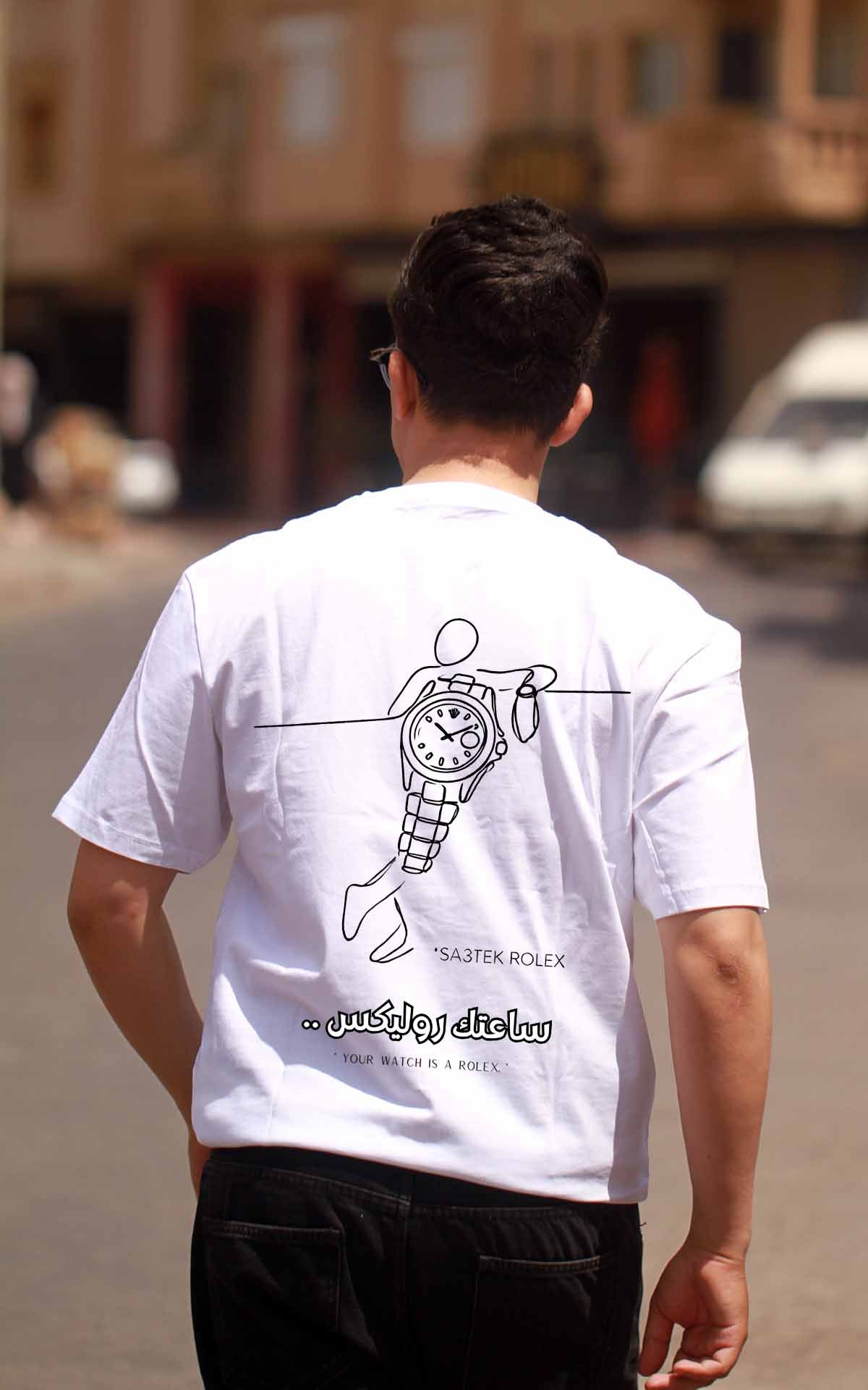 OverSize "SA3TEK ROLEX" T-shirt / BELDI_CITIES Collection