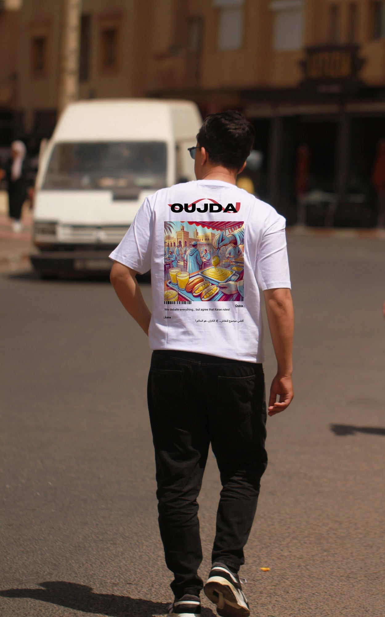 OverSize "OUJDA" T-shirt / BELDI_CITIES Collection