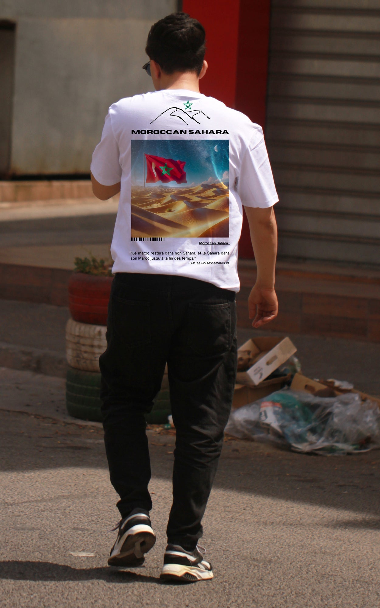 OverSize "MOROCCAN SAHARA" T-shirt / BELDI_CITIES Collection