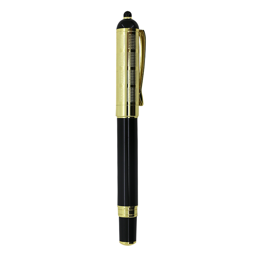 parure de stylos dorés avec boite