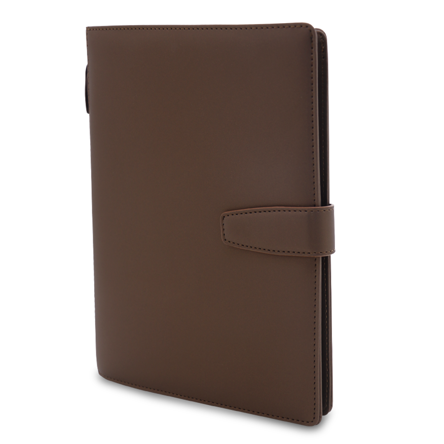 note book a5 en similicuir forme pochette