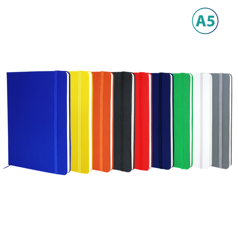 notebook publicitaire a5 elastique soft-touch