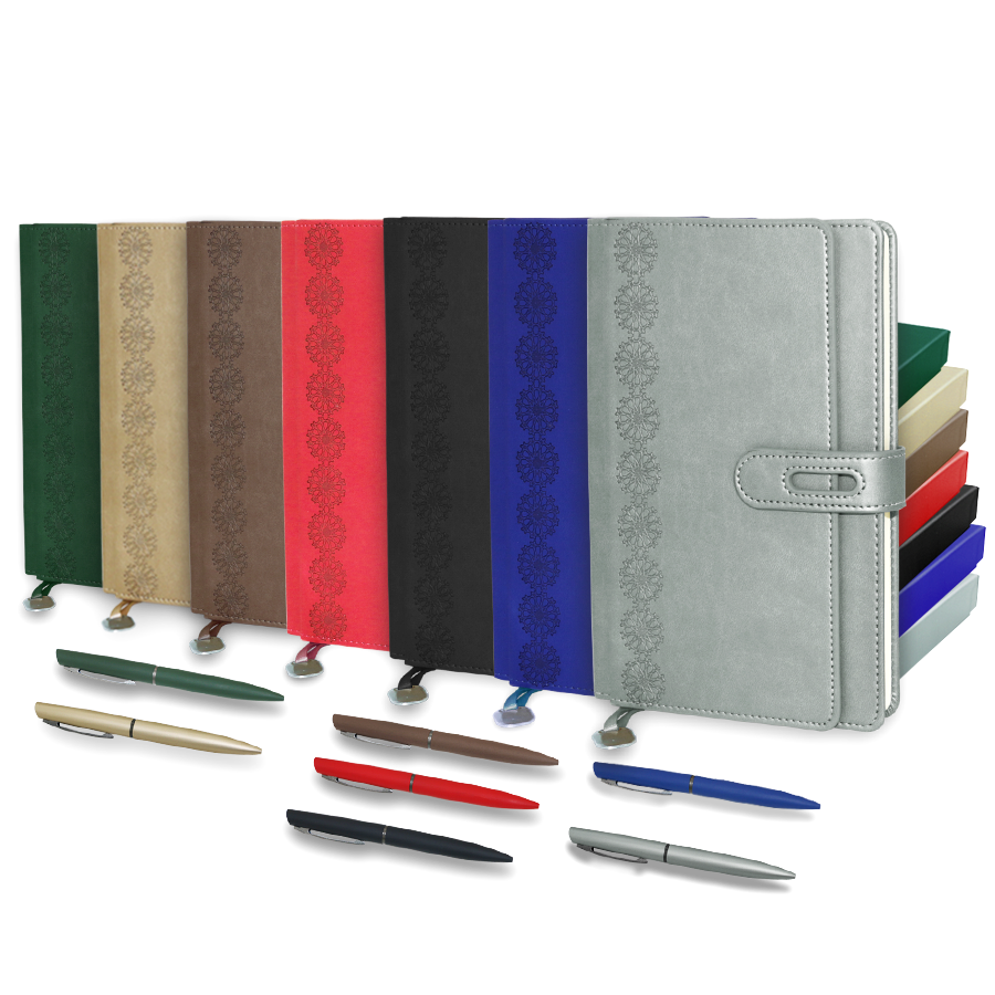 coffret note-book design arabesque