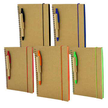 note-book a5  ecologique en carton