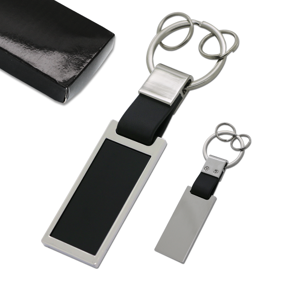 porte-clés personnalisable forme rectangulaire