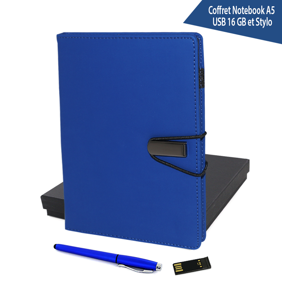 coffret note book -usb 16gb et stylo