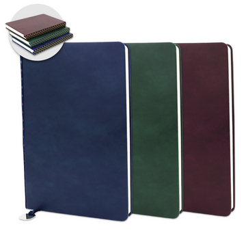 bloc-note a5 en similicuir avec motif arabesque