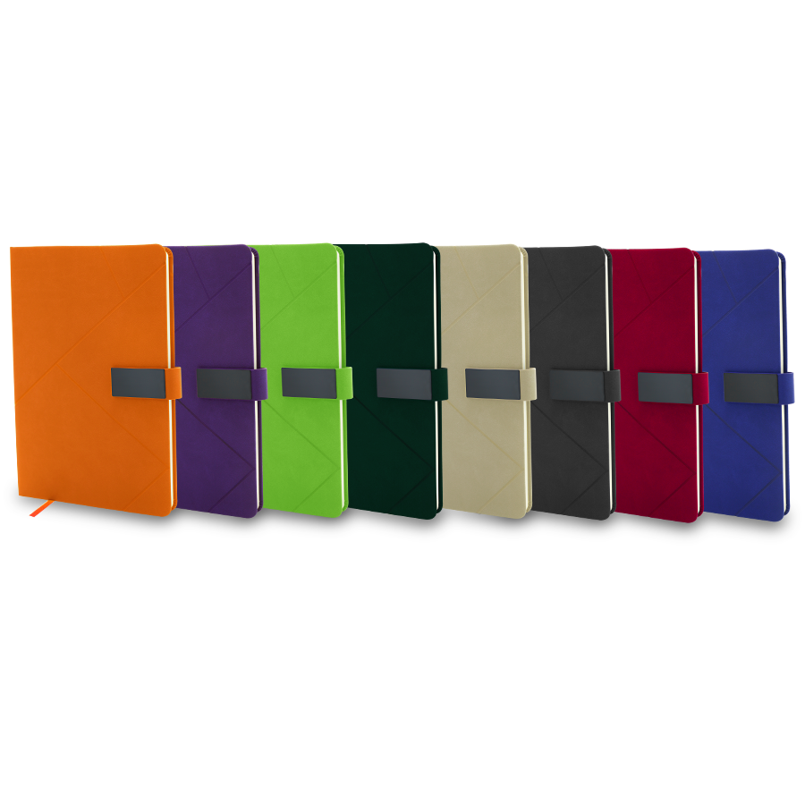 notebook a5 avec motif géométrique