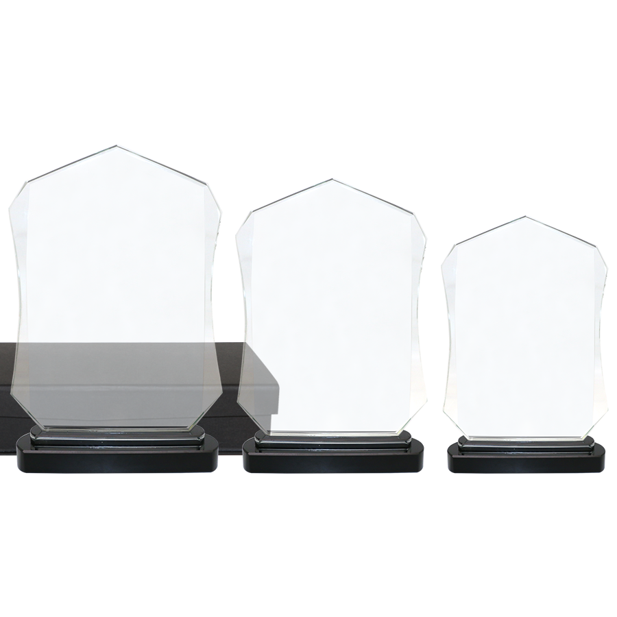 trophée personnalisable en verre