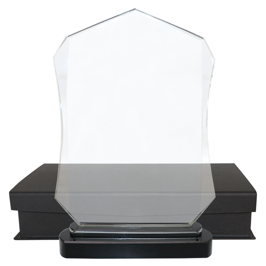 trophée personnalisable en verre