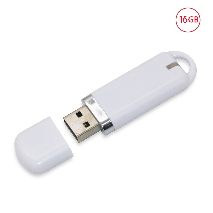 usb publicitaire 16 gb en blanc