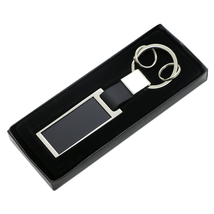 porte-clés personnalisable forme rectangulaire