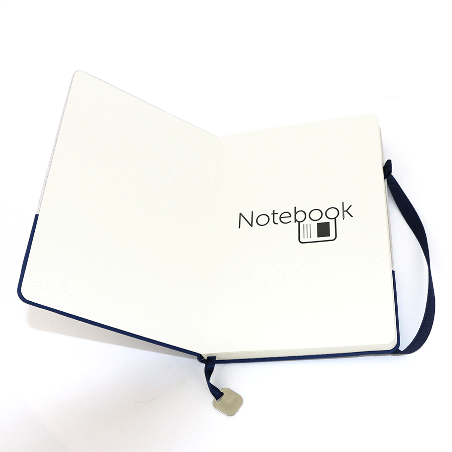 notebook a5 promotionnel en similicuir et tissu