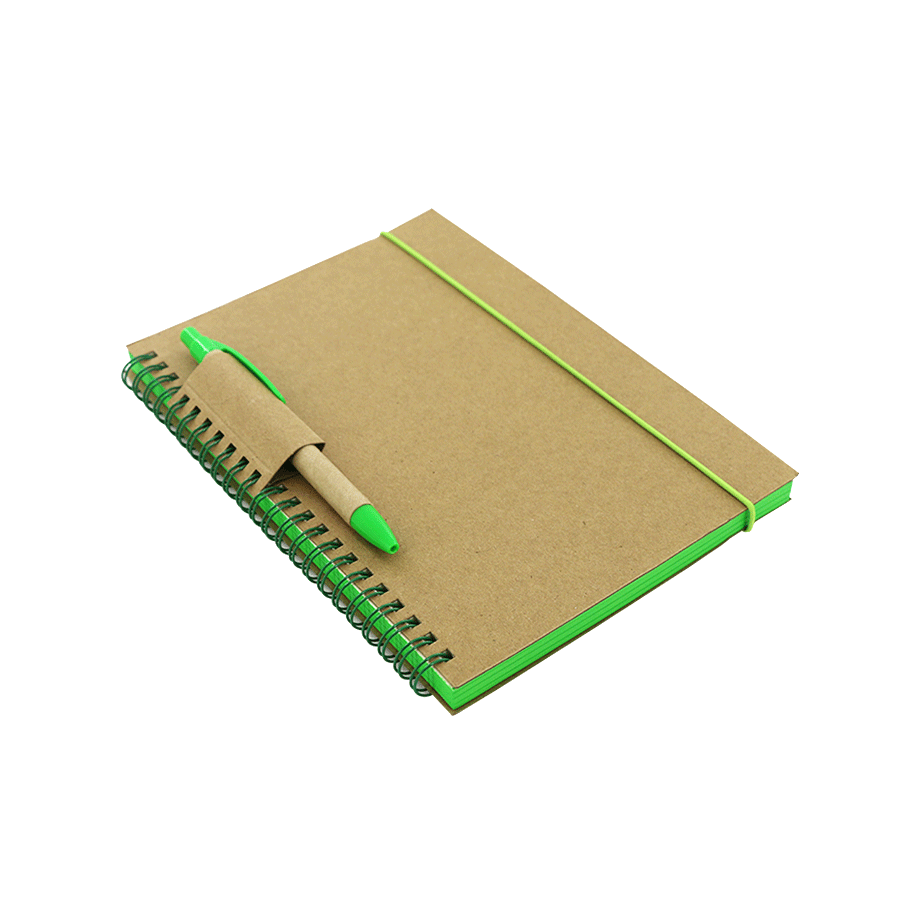 note-book a5  ecologique en carton