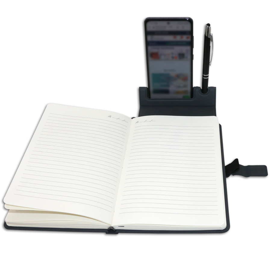 coffret bloc-note a5 avec chargeur à induction