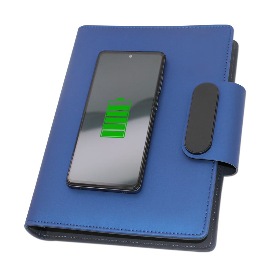 coffret note-book power bank 8000 mah wireless