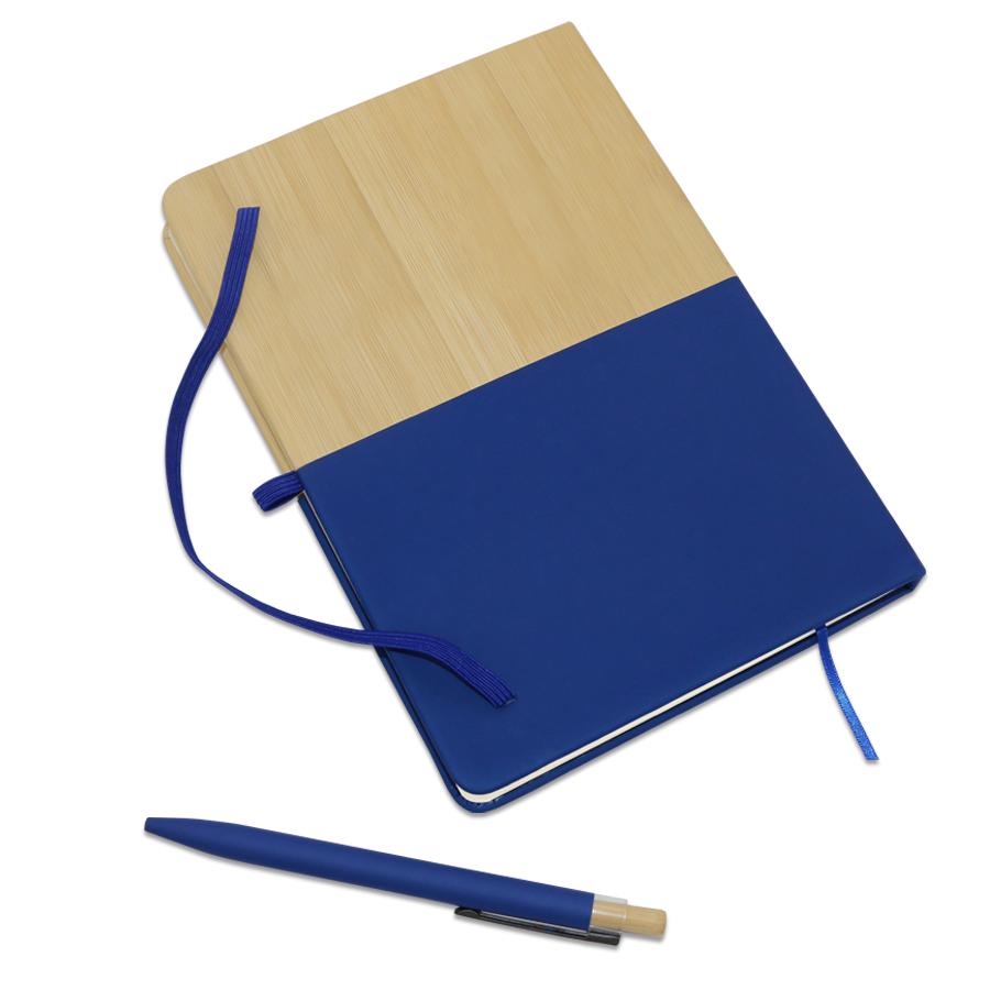 duo notebook en similicuir et stylo
