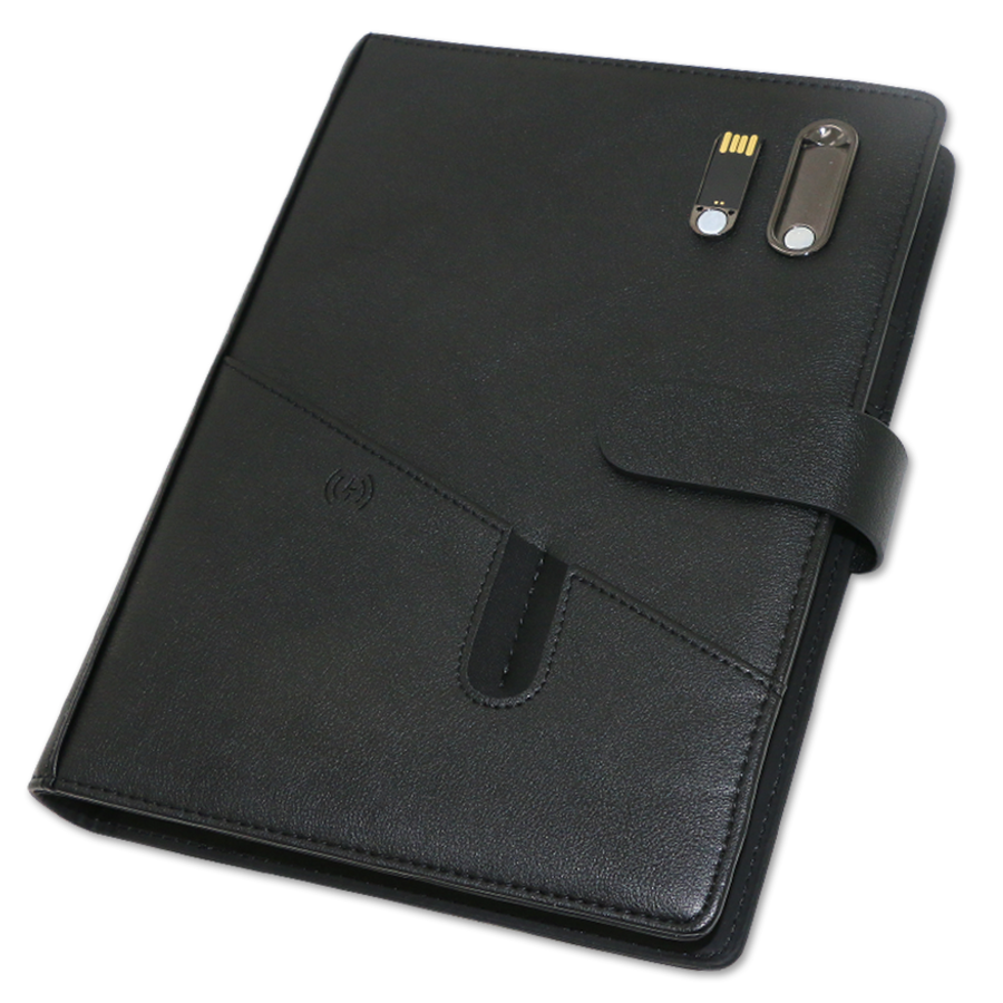 coffret note book avec powerbank et usb inclus