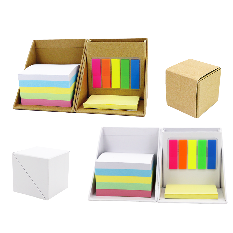 cube papier ecologique avec post-it