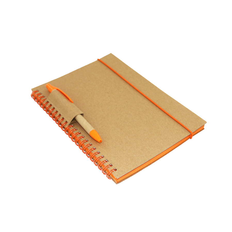 note-book a5  ecologique en carton