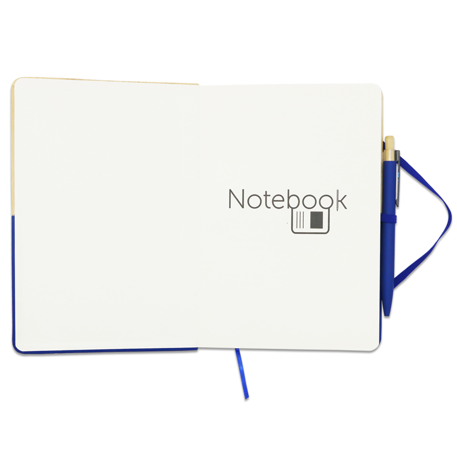 duo notebook en similicuir et stylo