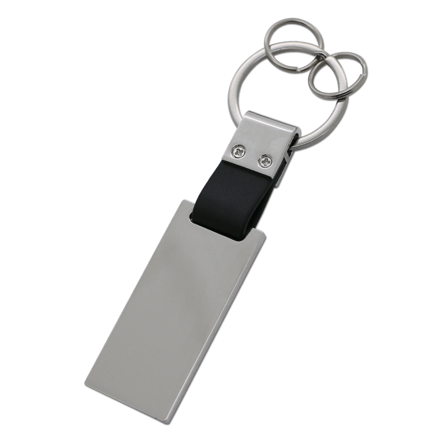 porte-clés personnalisable forme rectangulaire