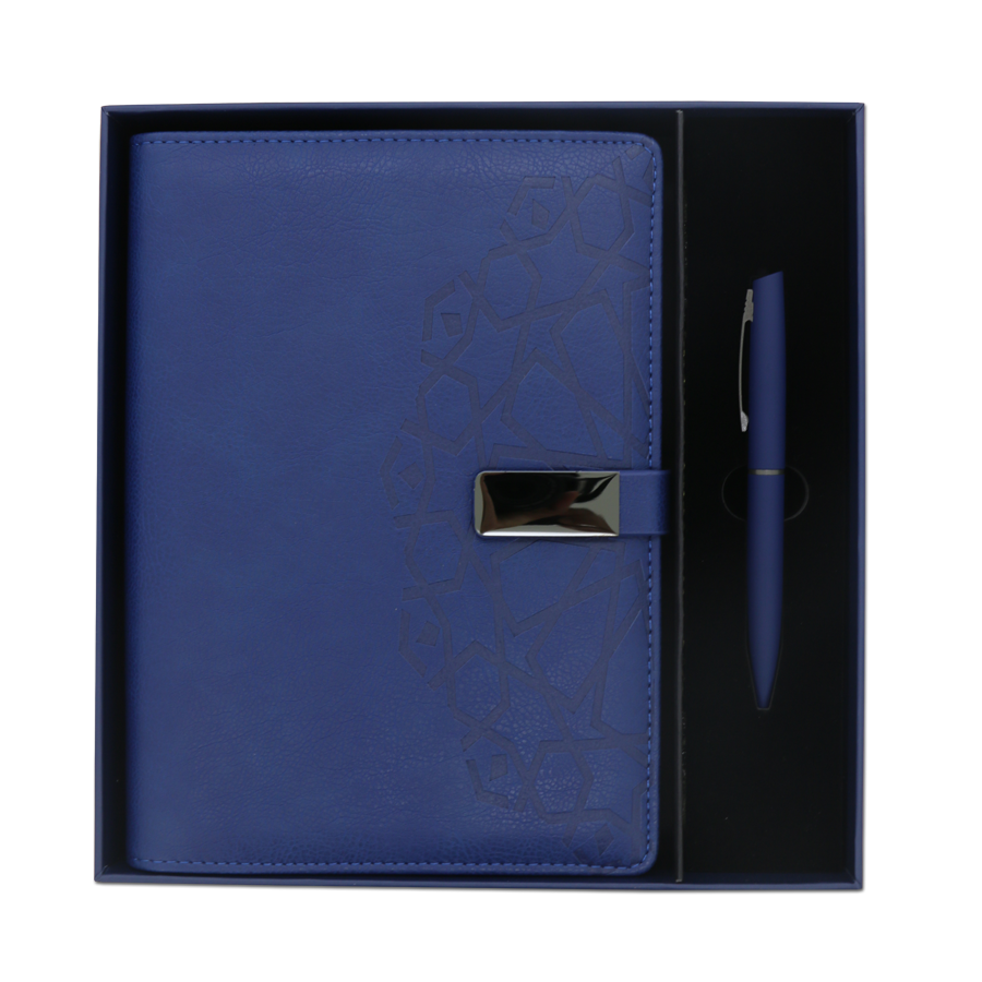 coffret note book et stylo design marocain