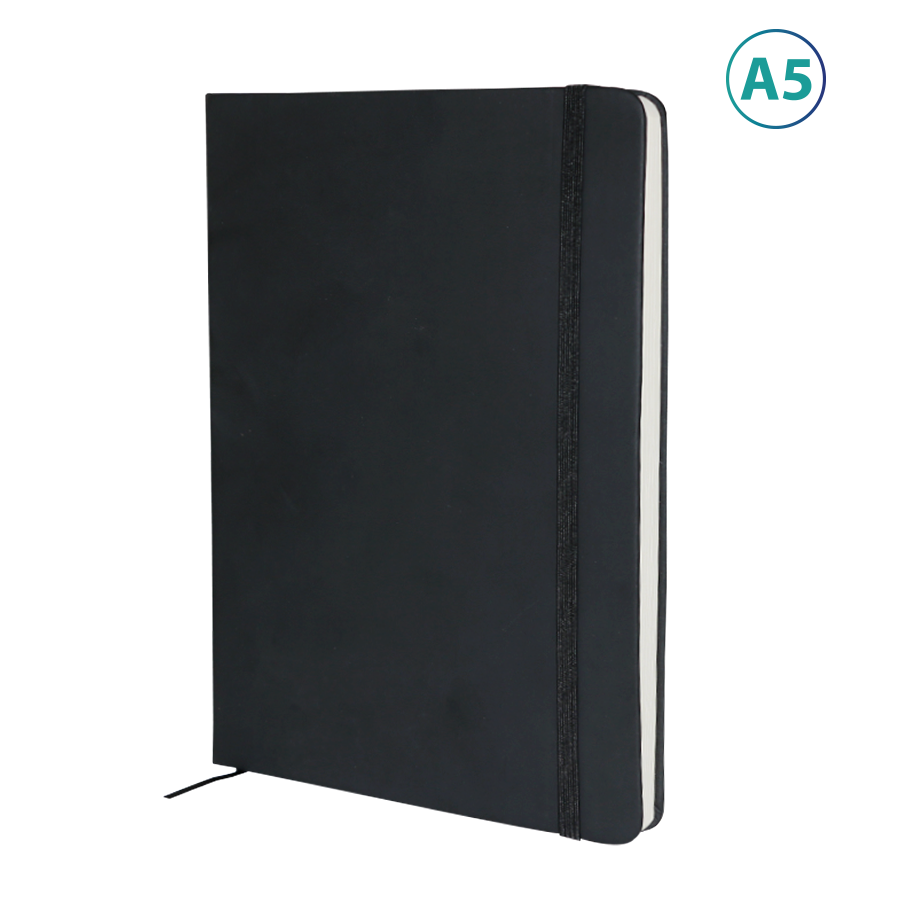 notebook publicitaire a5 elastique soft-touch