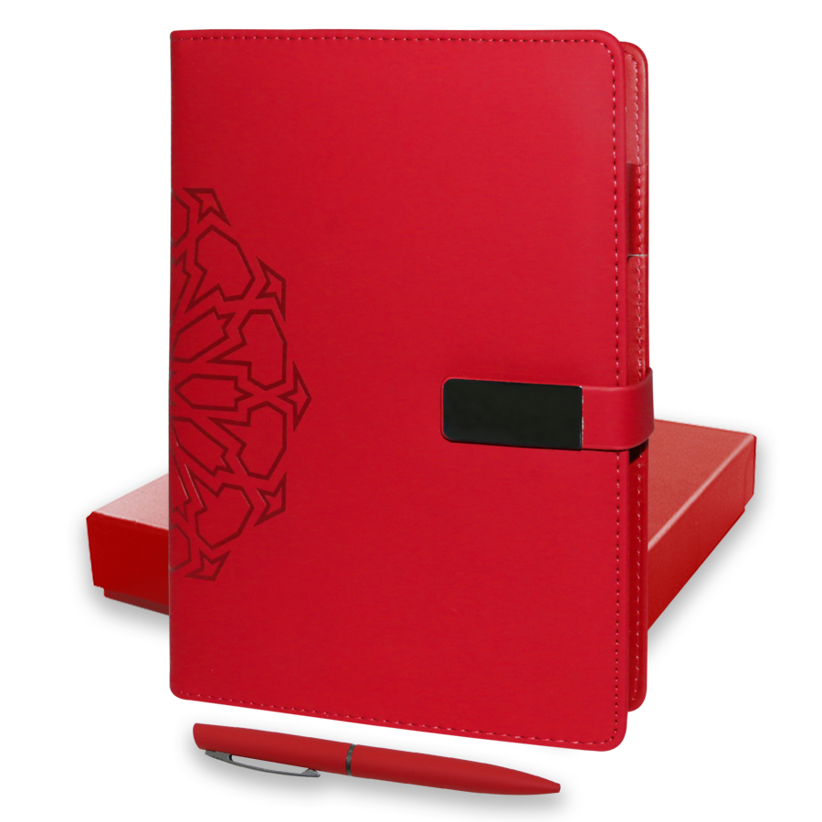 coffret note book publicitaire avec stylo