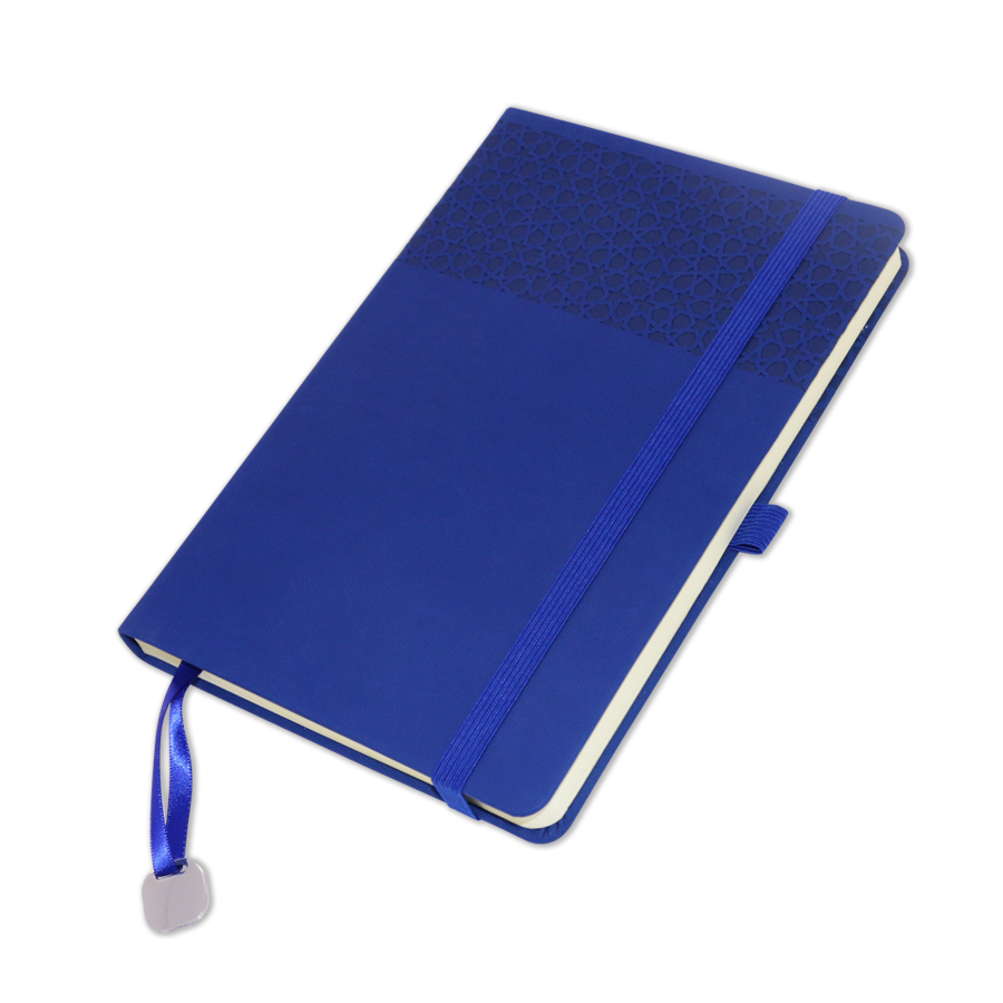 note-book publicitaire design arabesque
