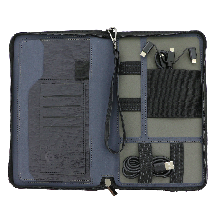 pochette de voyage avec power bank 5000 mah
