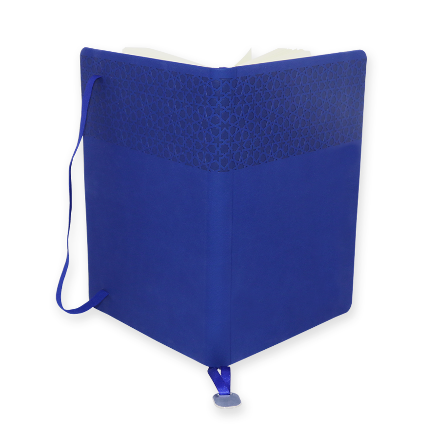 note-book publicitaire design arabesque