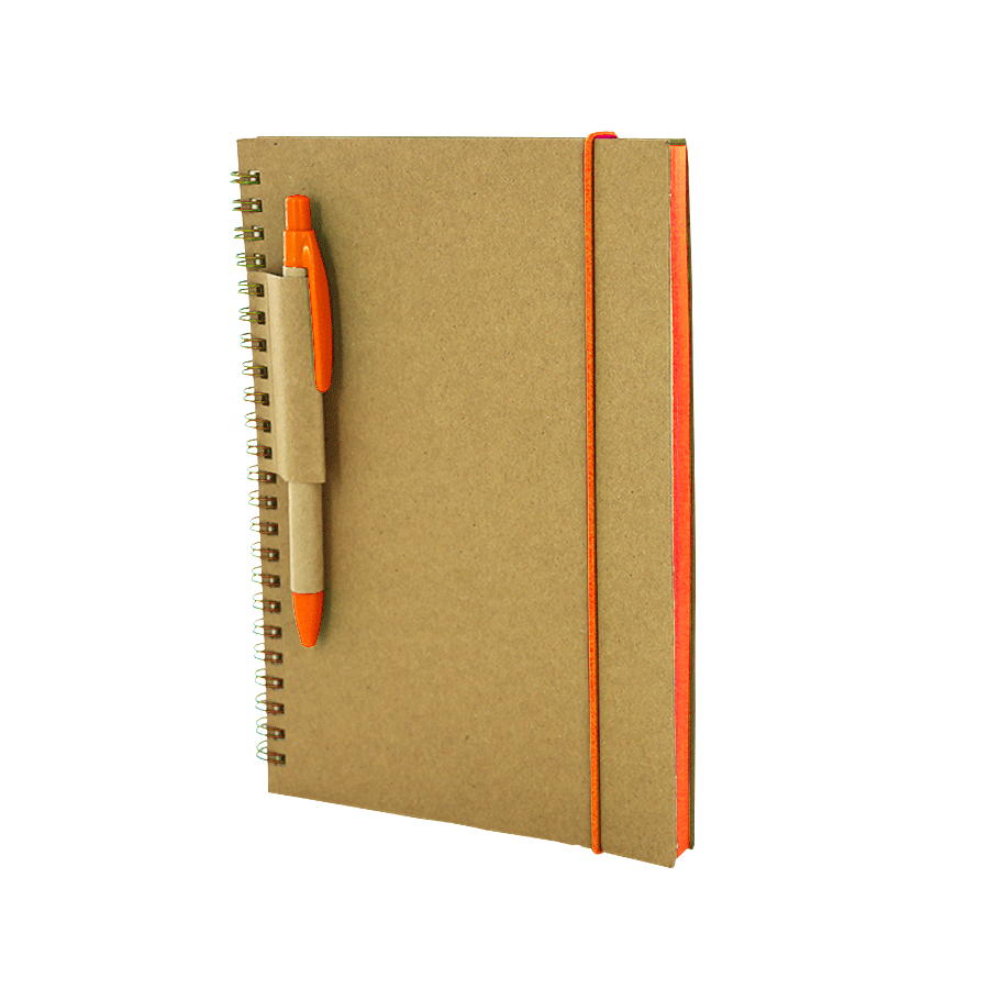 note-book a5  ecologique en carton