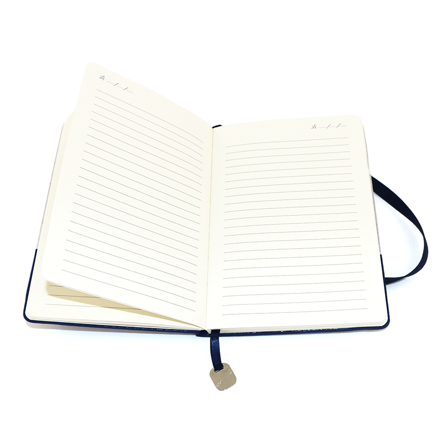 note-book publicitaire design arabesque