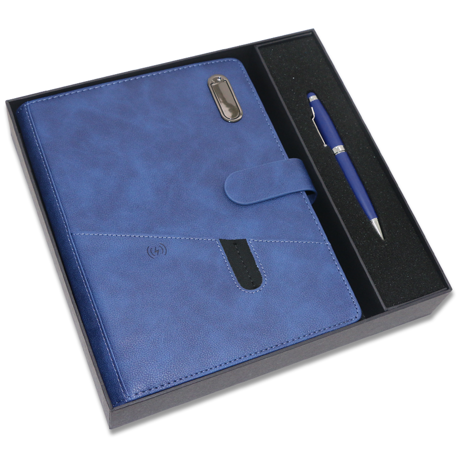 coffret note book avec powerbank et usb inclus