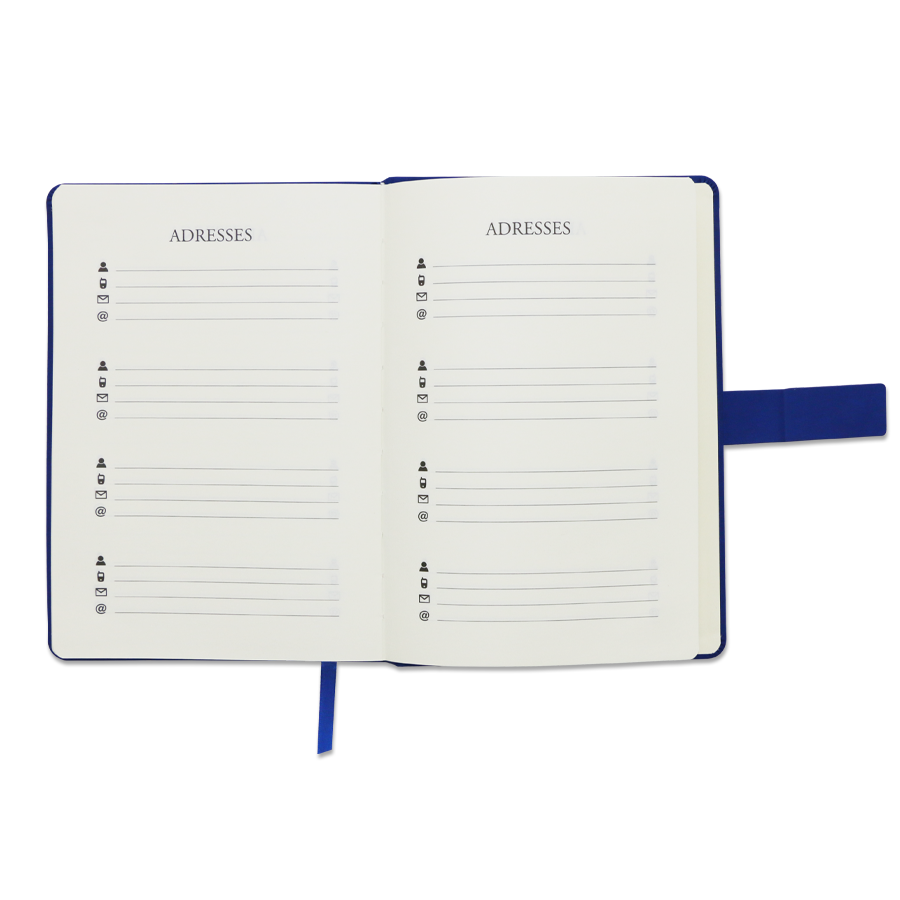 notebook a5 avec motif géométrique