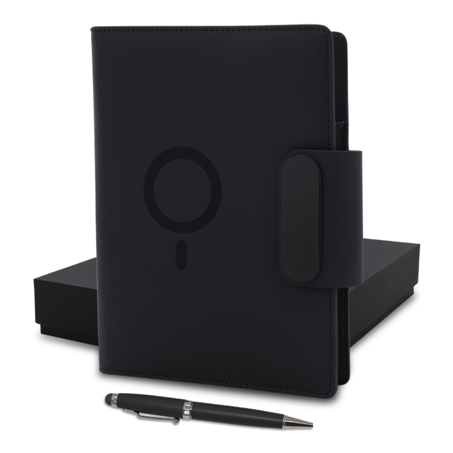 coffret note-book power bank 8000 mah wireless