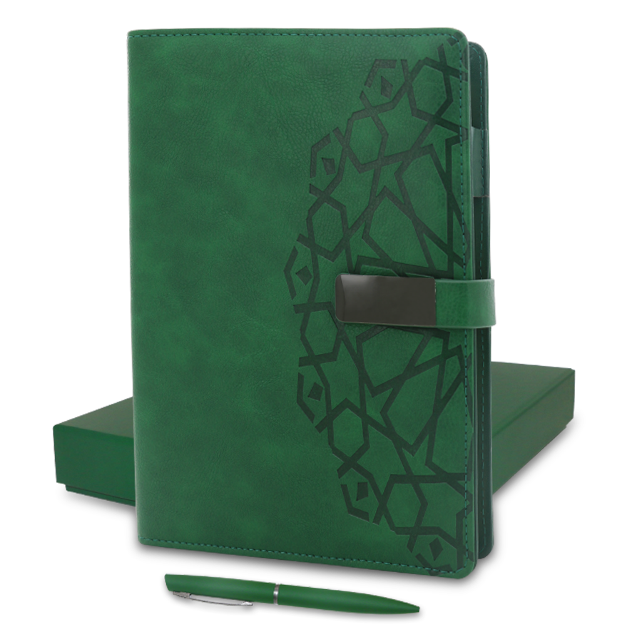 coffret note book et stylo design marocain