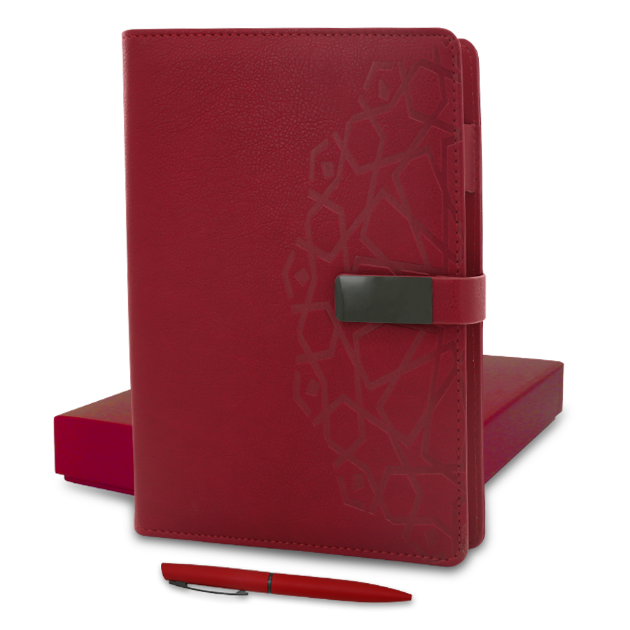 coffret note book et stylo design marocain