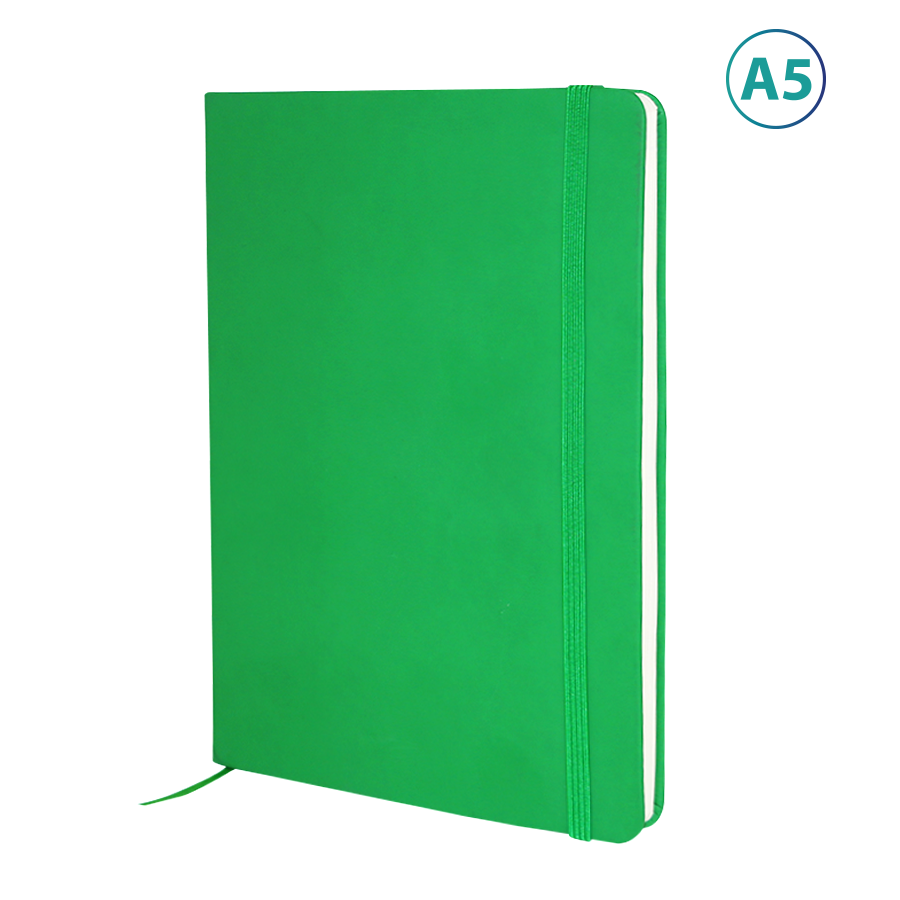 notebook publicitaire a5 elastique soft-touch