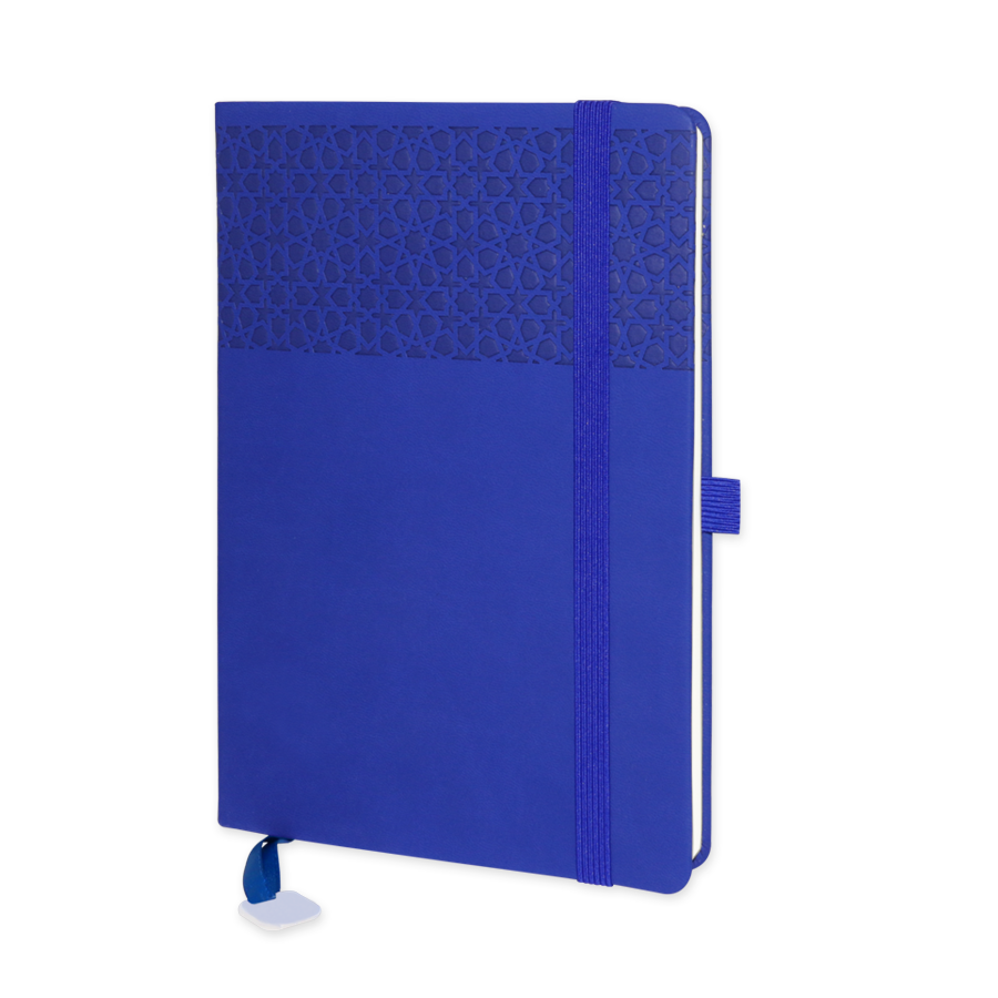 note-book publicitaire design arabesque