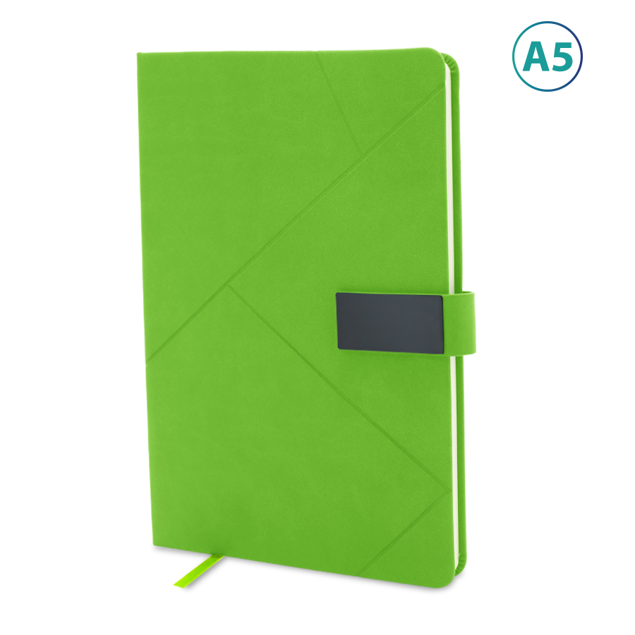 notebook a5 avec motif géométrique