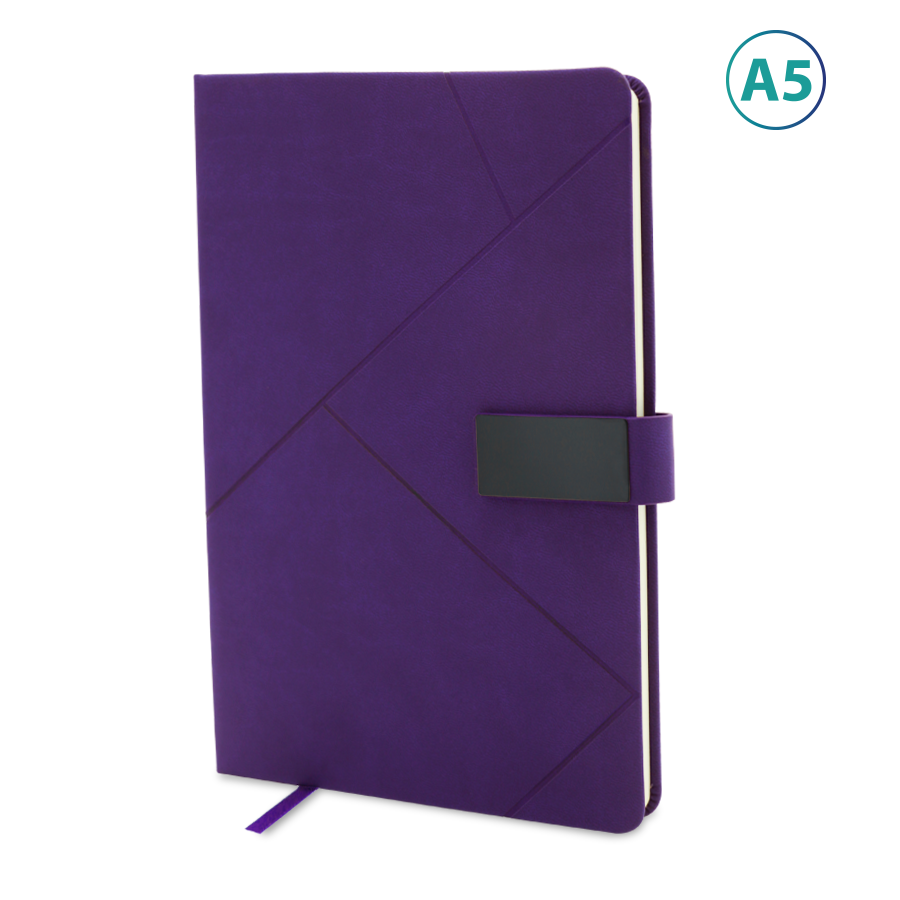 notebook a5 avec motif géométrique