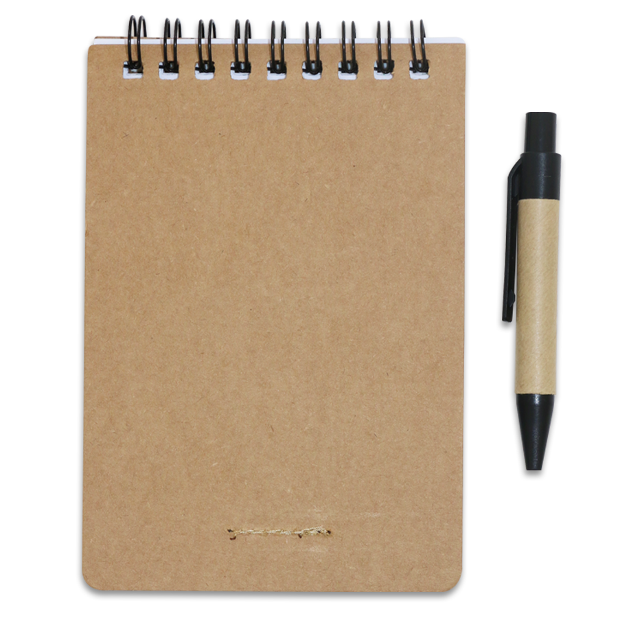 carnet post-it ecologique avec mini stylo
